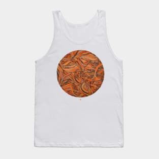 Psychedelic Orange Tank Top